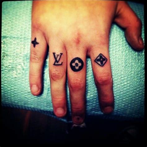 lv knuckle tats|Louis vuitton finger tattoo .